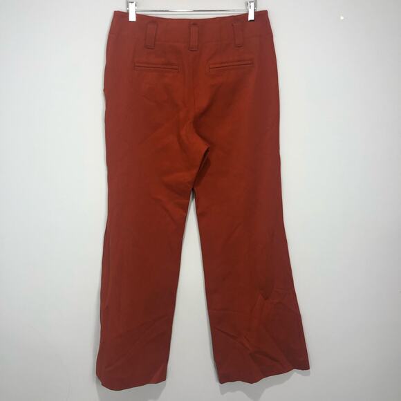 Anthropologie X Maeve Wide-Leg Pants Red Size US 12 - Picture 7 of 13